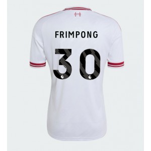 Liverpool Jeremie Frimpong #30 Jalkapallovaatteet Vieraspaita 2026-27 Lyhythihainen